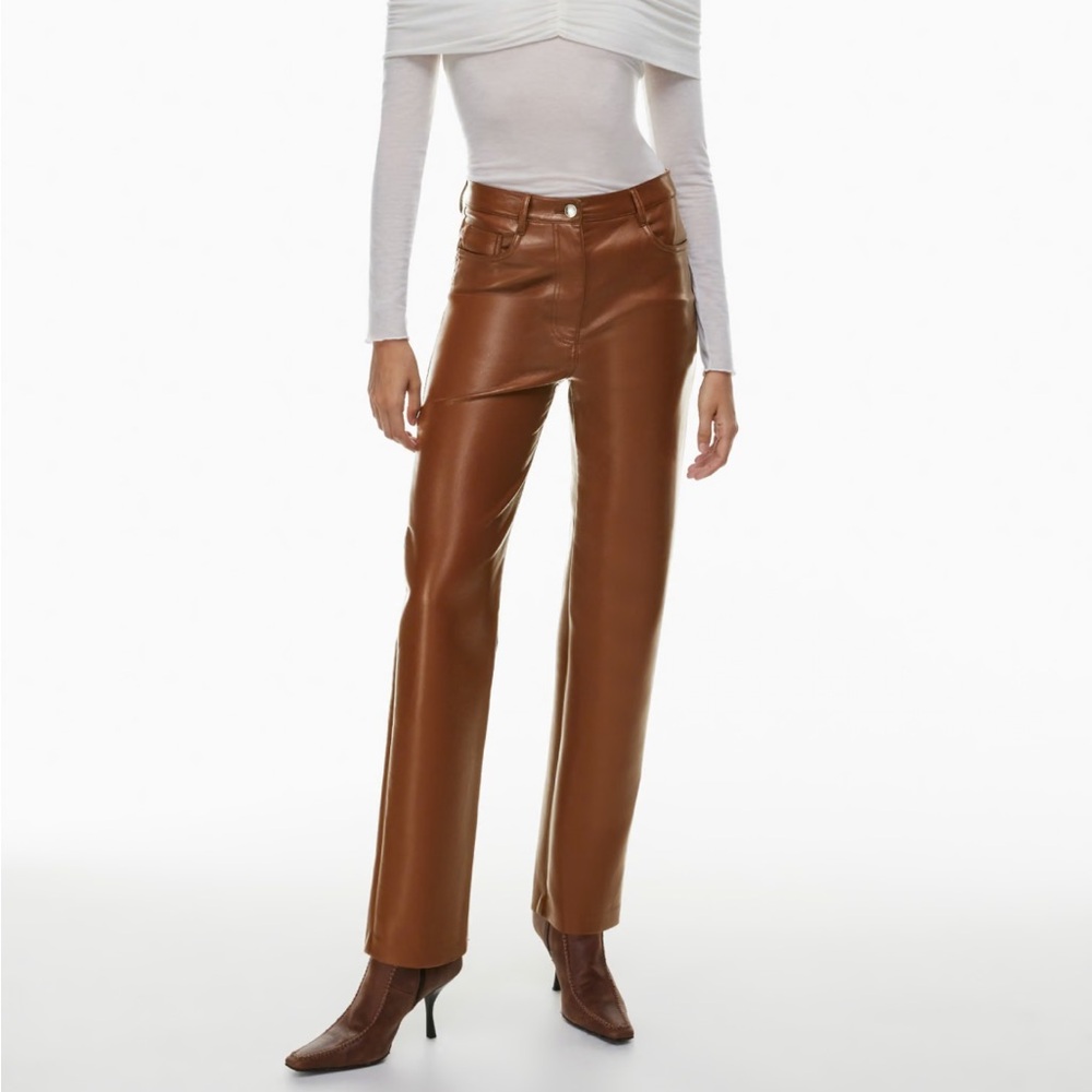 Aritzia Vegan Leather Pants